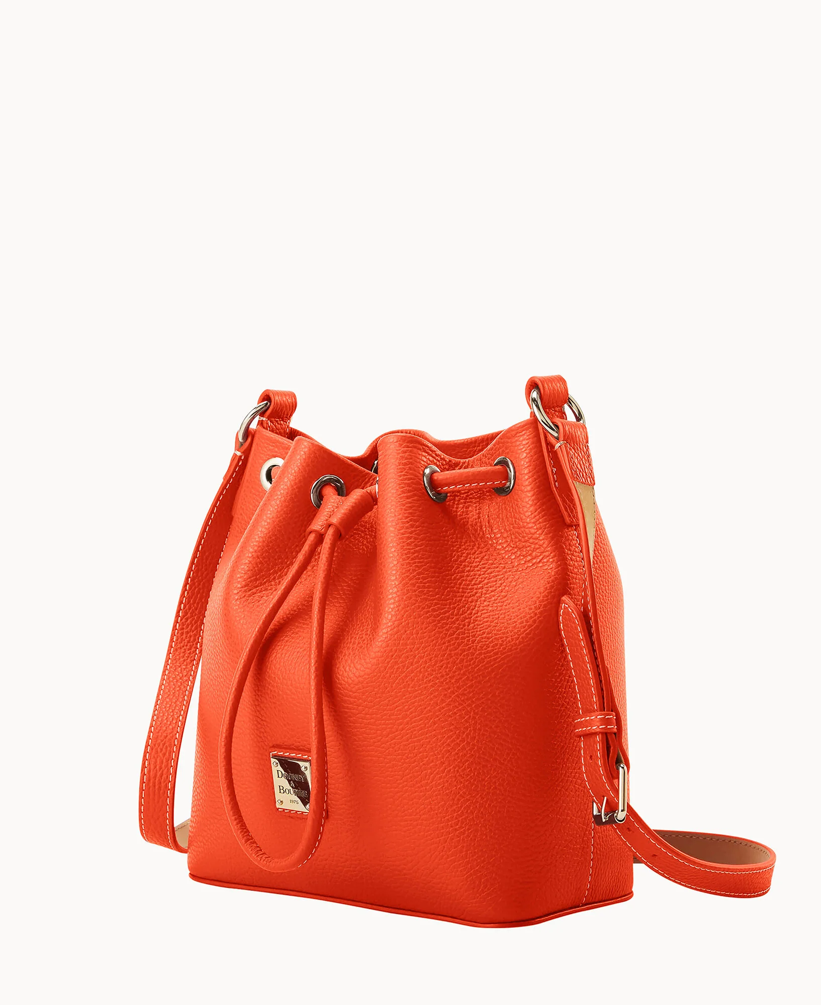 Lucca Leather Crossbody Drawstring