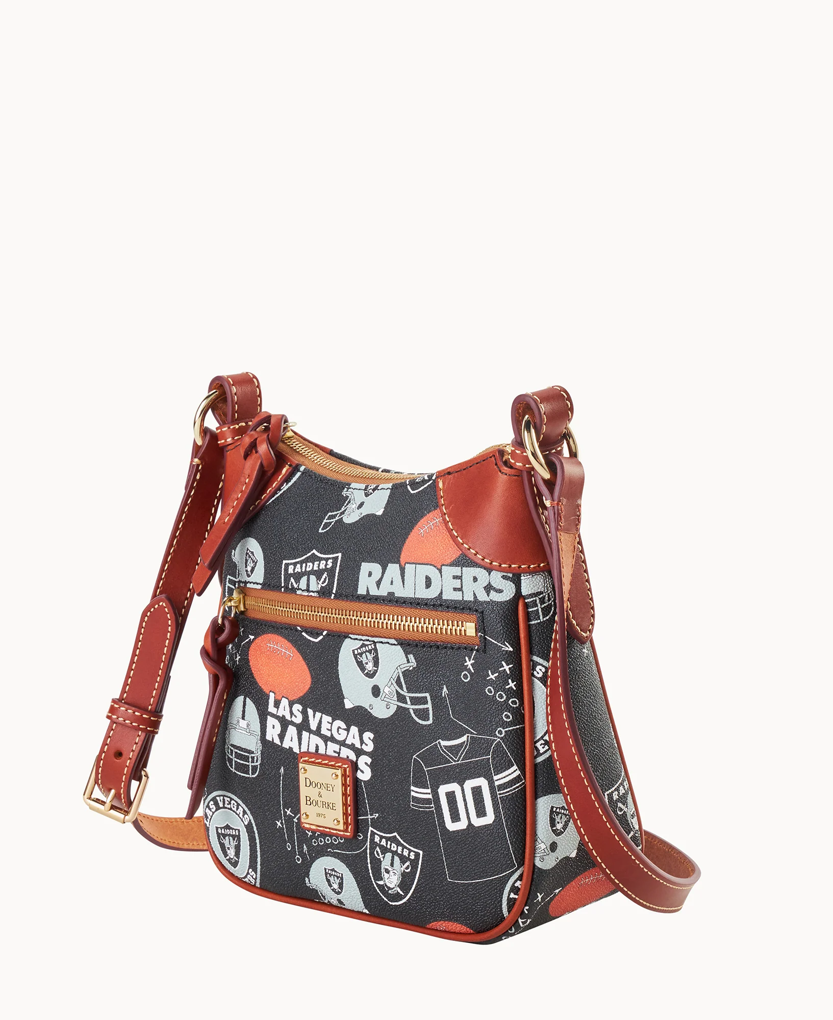 NFL Raiders Front Zip Crossbody