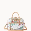 Botanical Small Domed Zip Satchel