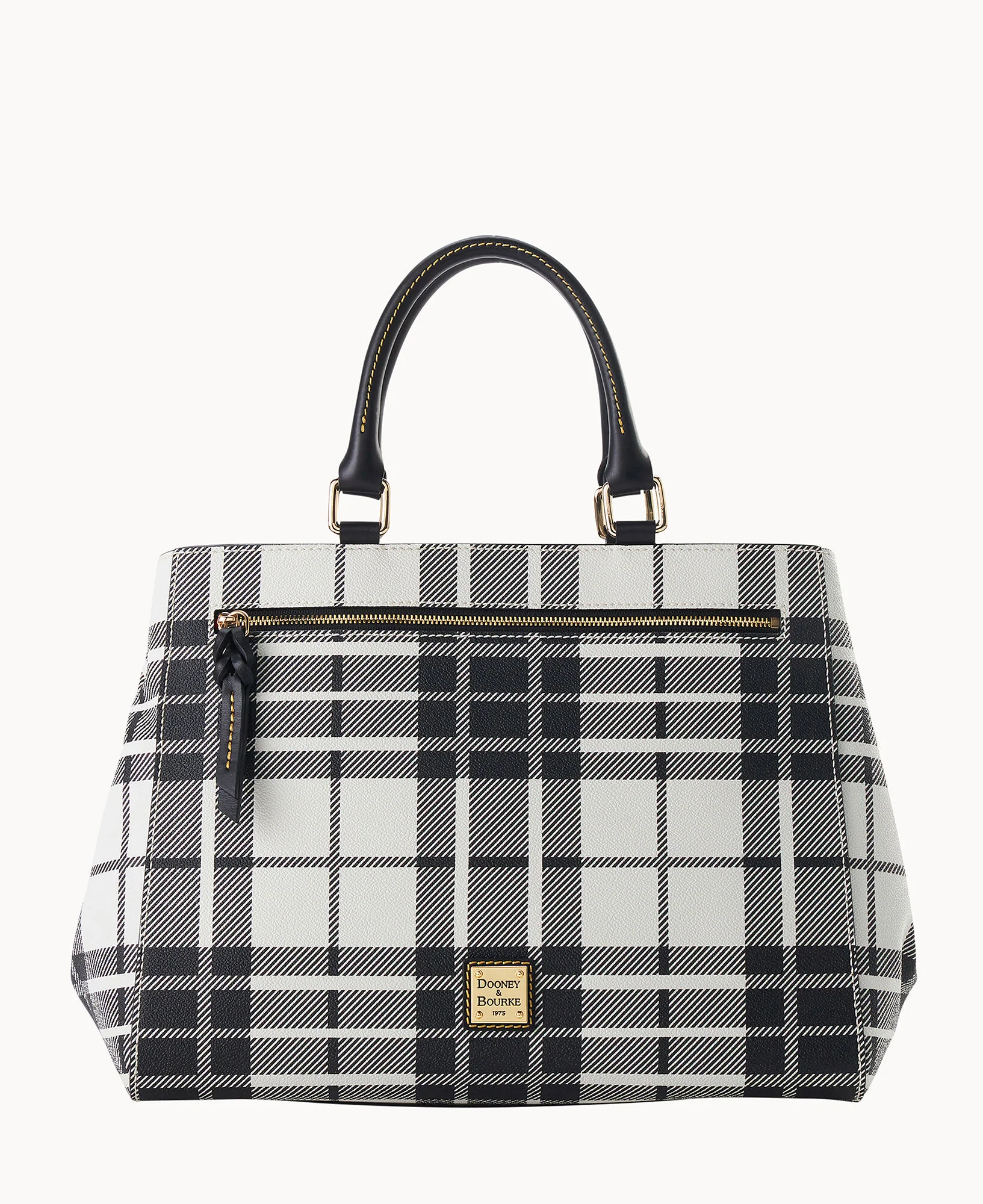 Oxford Zip Satchel