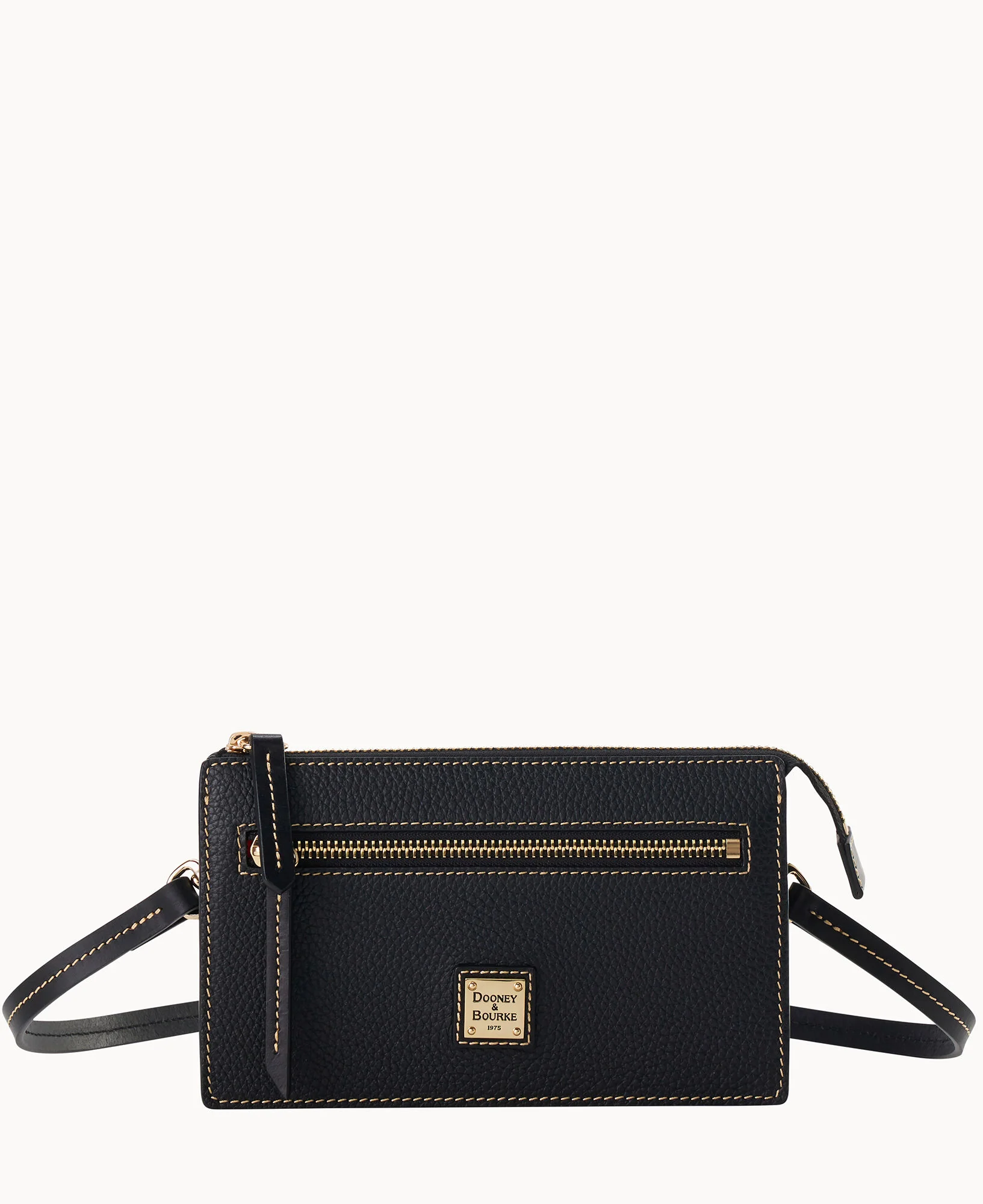 Pebble Grain Multi Zip Crossbody