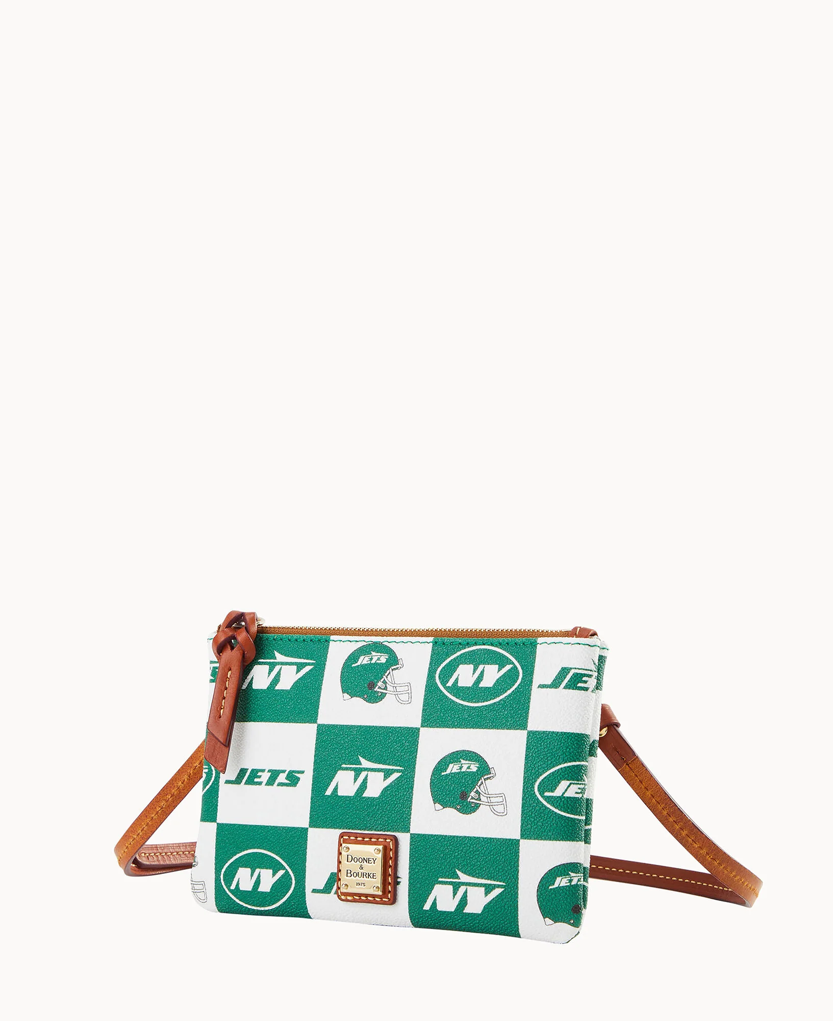 NFL Jets Top Zip Crossbody