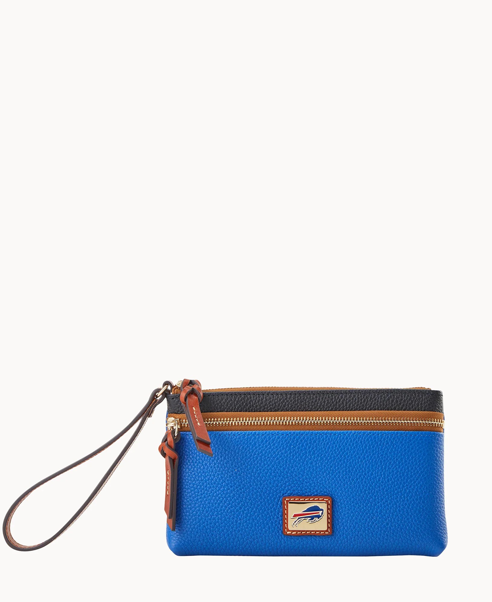 NFL Bills Double Zip Wristlet